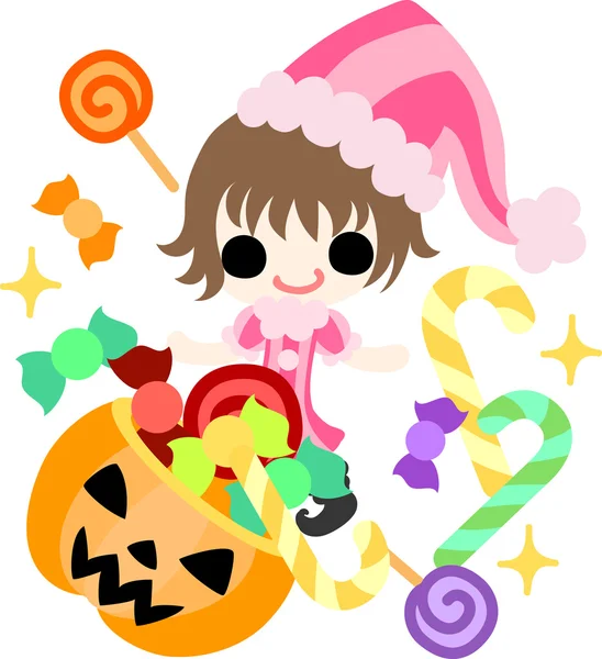 L'illustration d'Halloween — Image vectorielle