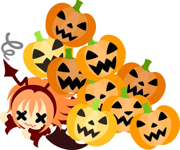 The Halloween illustration — Stock Vector