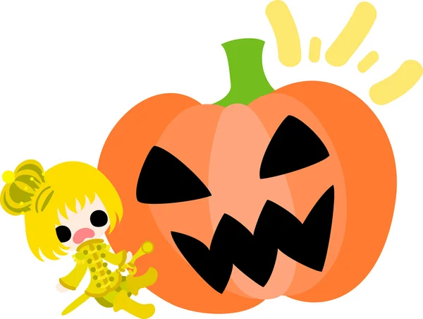 Halloween illustrationen – Stock-vektor