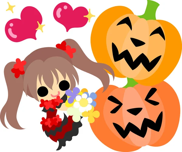 La ilustración de Halloween — Vector de stock