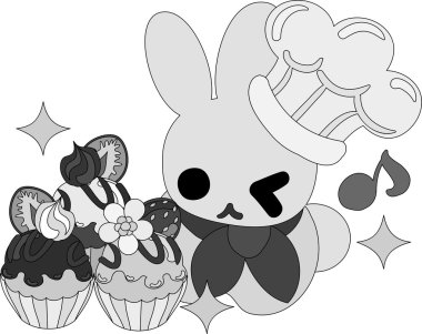 Sevimli küçük tavşan