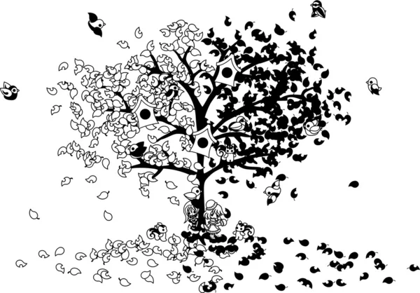 Fantaisie d'automne — Image vectorielle