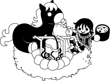 At ve insan - bir Pegasus müzik dinleme-