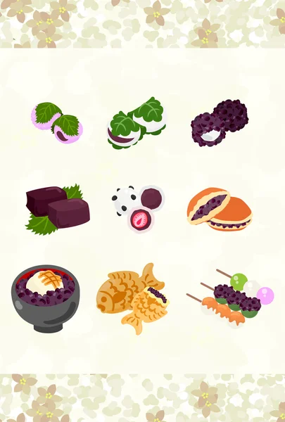 Kartpostal Japon tatlılar