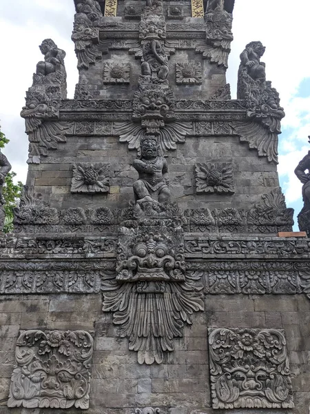 Denpasar Indonésie Octobre 2019 Sculpture Balinaise Pierre Musée Bali — Photo