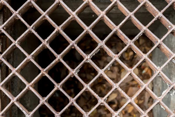 Iron drain pattern — Stock Photo, Image