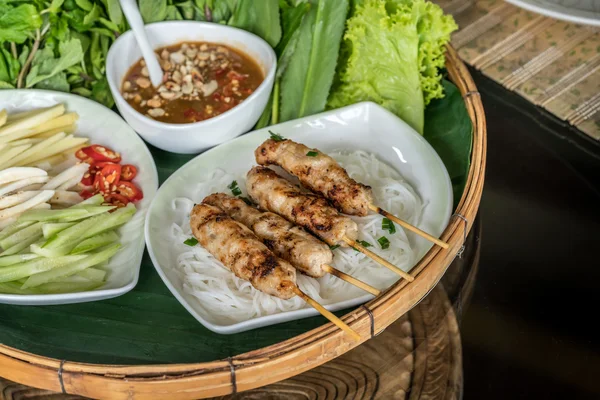 Nam neung, comida tradicional vietnamita — Fotografia de Stock