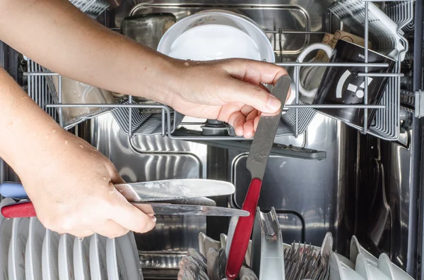 Bulaşıkları bulaşık — Stok fotoğraf
