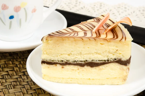 Kue cokelat putih — Stok Foto