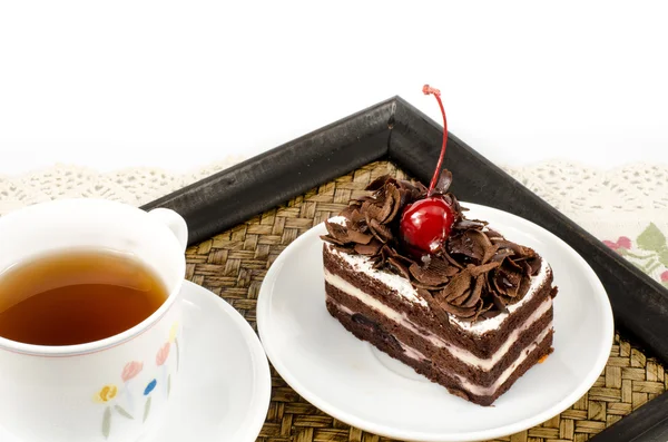 Bolo de chocolate — Fotografia de Stock