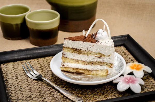 Bílý dort — Stock fotografie