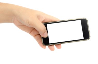 akıllı telefon elinde