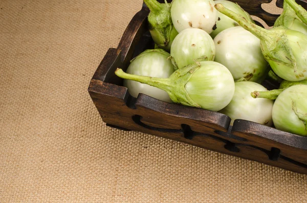 Groene aubergine — Stockfoto