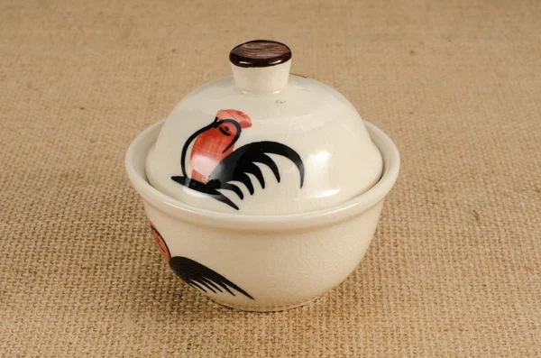Asia ciotola ceramica — Foto Stock