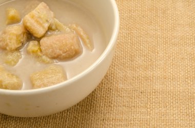 Hindistan cevizi sütü, muz Tay tatlı