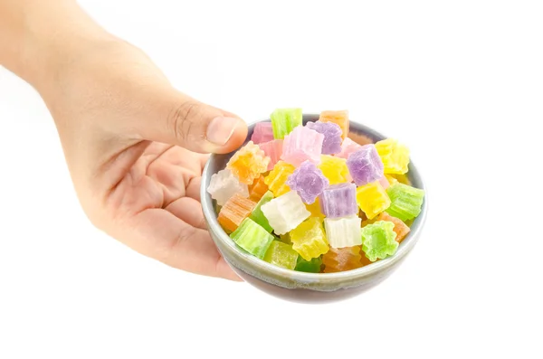 Crispy jelly Thai dessert — Stock Photo, Image