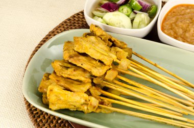 ızgara domuz eti satay