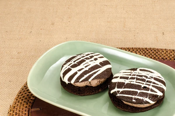 Pastel de galletas de chocolate —  Fotos de Stock