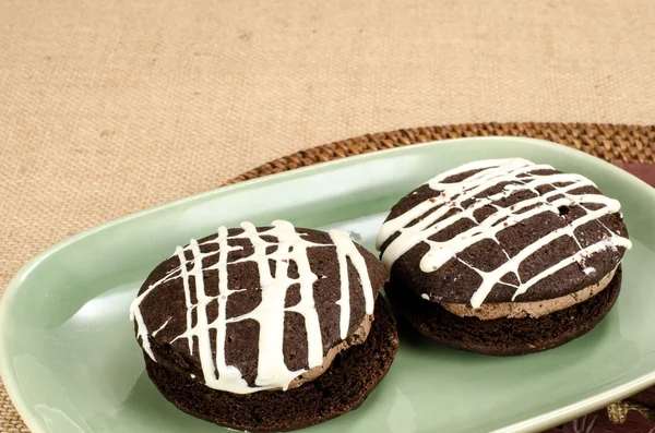 Chocolate cookie cake — Stock Photo, Image