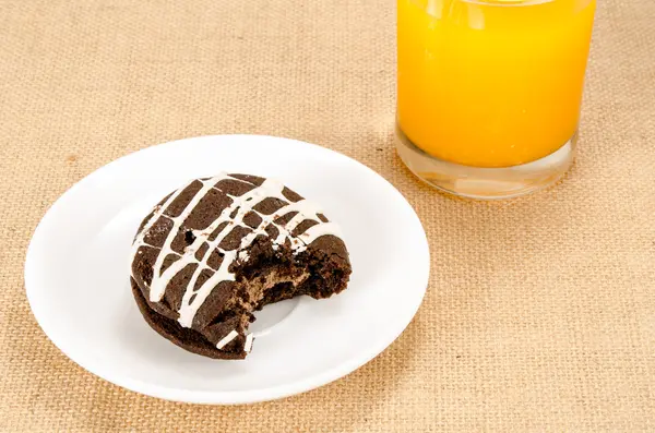 Pastel de galletas de chocolate —  Fotos de Stock