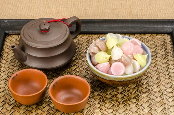 Thai sweetmeat, Thai dessert — Stock Photo, Image