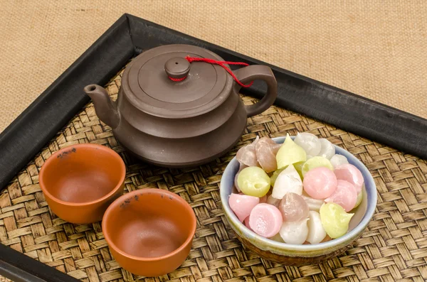 Thai sweetmeat, Thai dessert — Stock Photo, Image