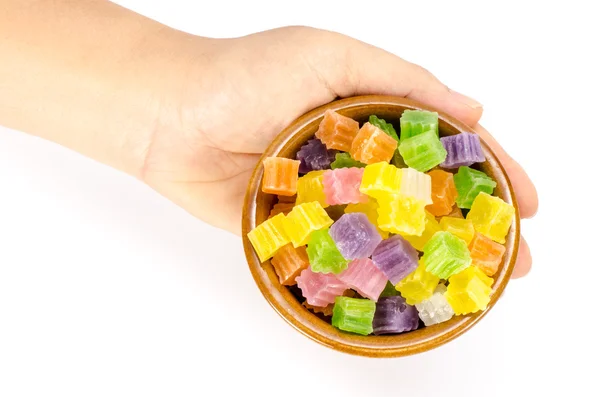 Crispy jelly Thai dessert — Stock Photo, Image