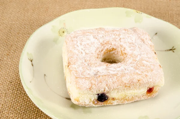 Quadratischer Donut — Stockfoto