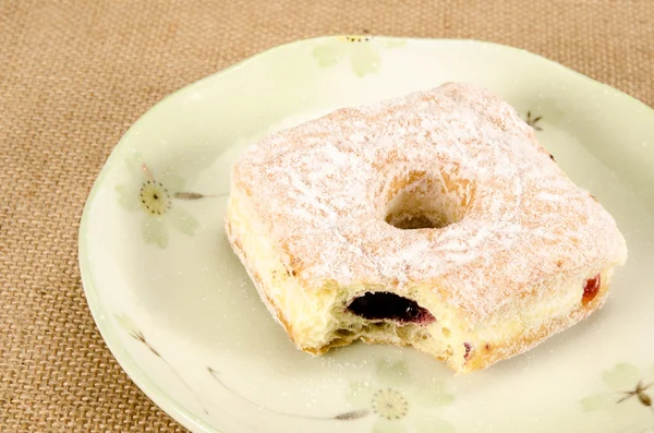 Quadratischer Donut — Stockfoto
