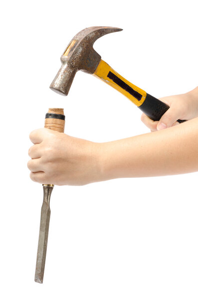 Hammer and chisel