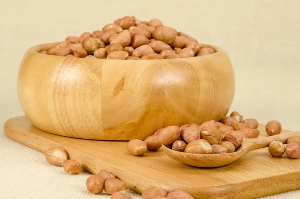 Amendoins em bruto — Fotografia de Stock