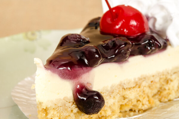 Blueberry cheesecake