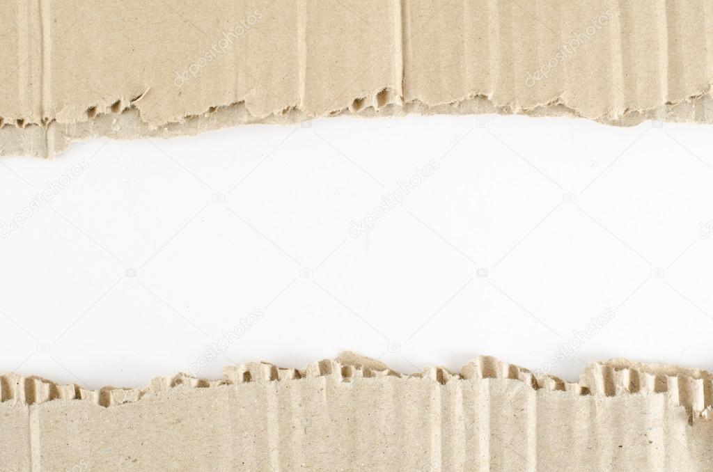 Brown paper ripped Background