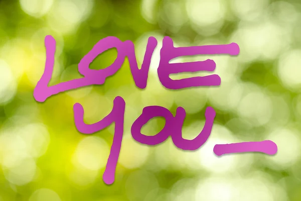 Love you — Stock Photo, Image