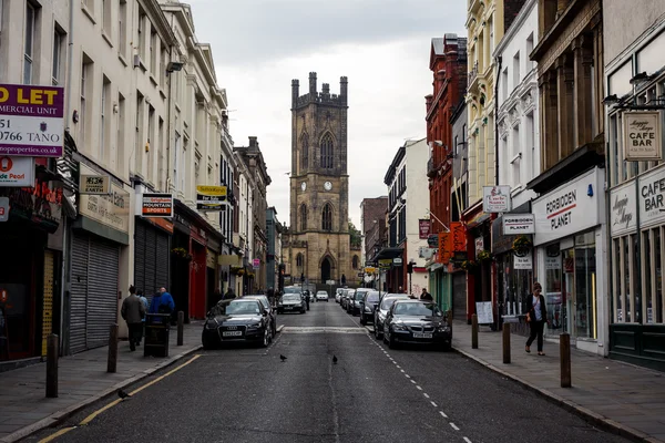 Bela paisagem urbana de Liverpool — Fotografia de Stock