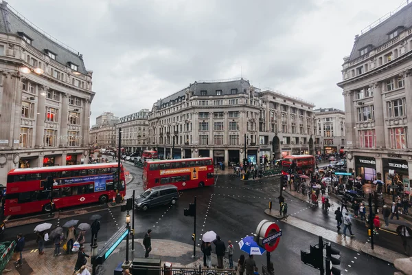 Περιοχή Oxford circus στο Λονδίνο — Φωτογραφία Αρχείου