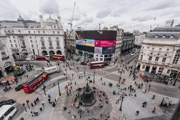 Piccadilly circus, Londyn — Zdjęcie stockowe