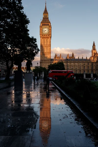 Big Ben in Ranny Tag — Stockfoto