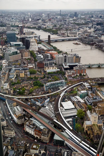 Vue aérienne du quartier de Londres — Photo