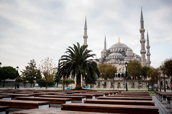 Slavná Modrá mešita v Istanbulu — Stock fotografie