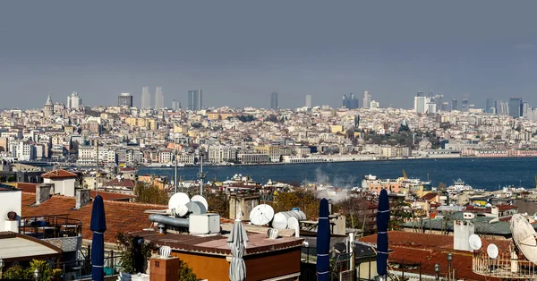 Красивая панорама Инстанбула — стоковое фото
