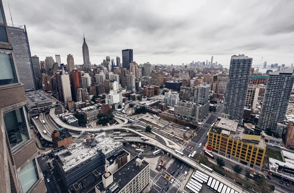 De gebouwen van de stad van New York — Stockfoto