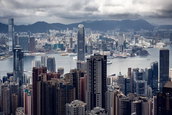 Moderní budovy v Hong Kongu — Stock fotografie