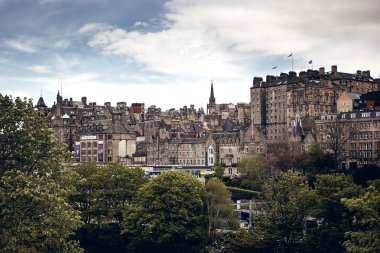 Edinburgh city view clipart