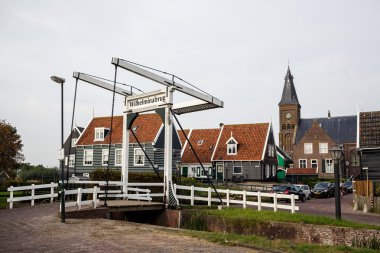 Amsterdam yakınındaki Marken Adası