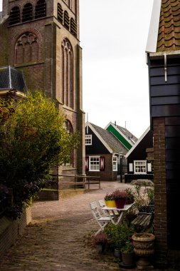 Amsterdam yakınındaki Marken Adası