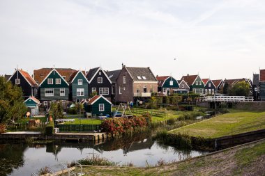 Amsterdam yakınındaki Marken Adası