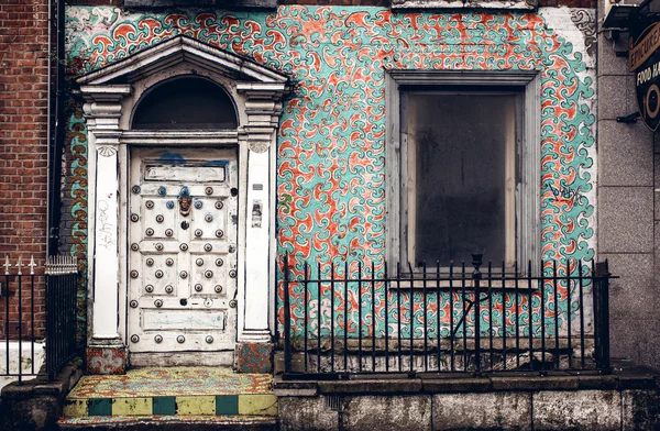 Beautiful door in Dublin — Stock Photo, Image