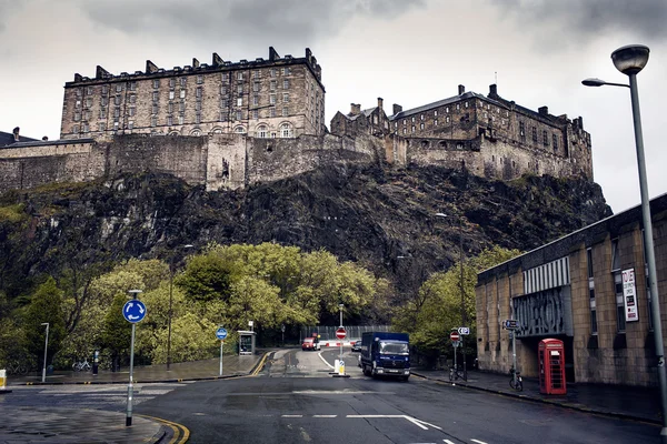 Castelo de Edimburgo em Edinburgh, Escócia — Fotografia de Stock