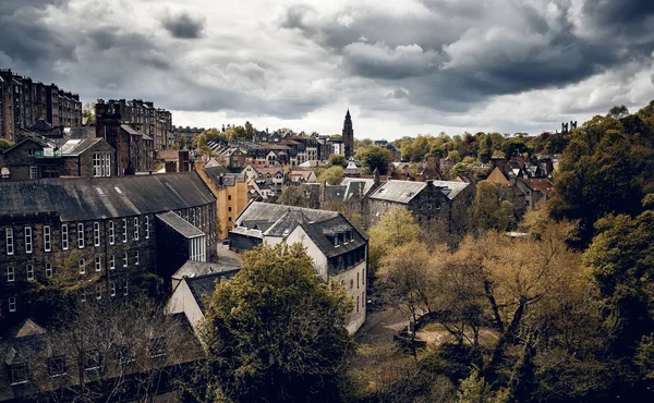 Uitzicht op de stad Edinburgh — Stockfoto